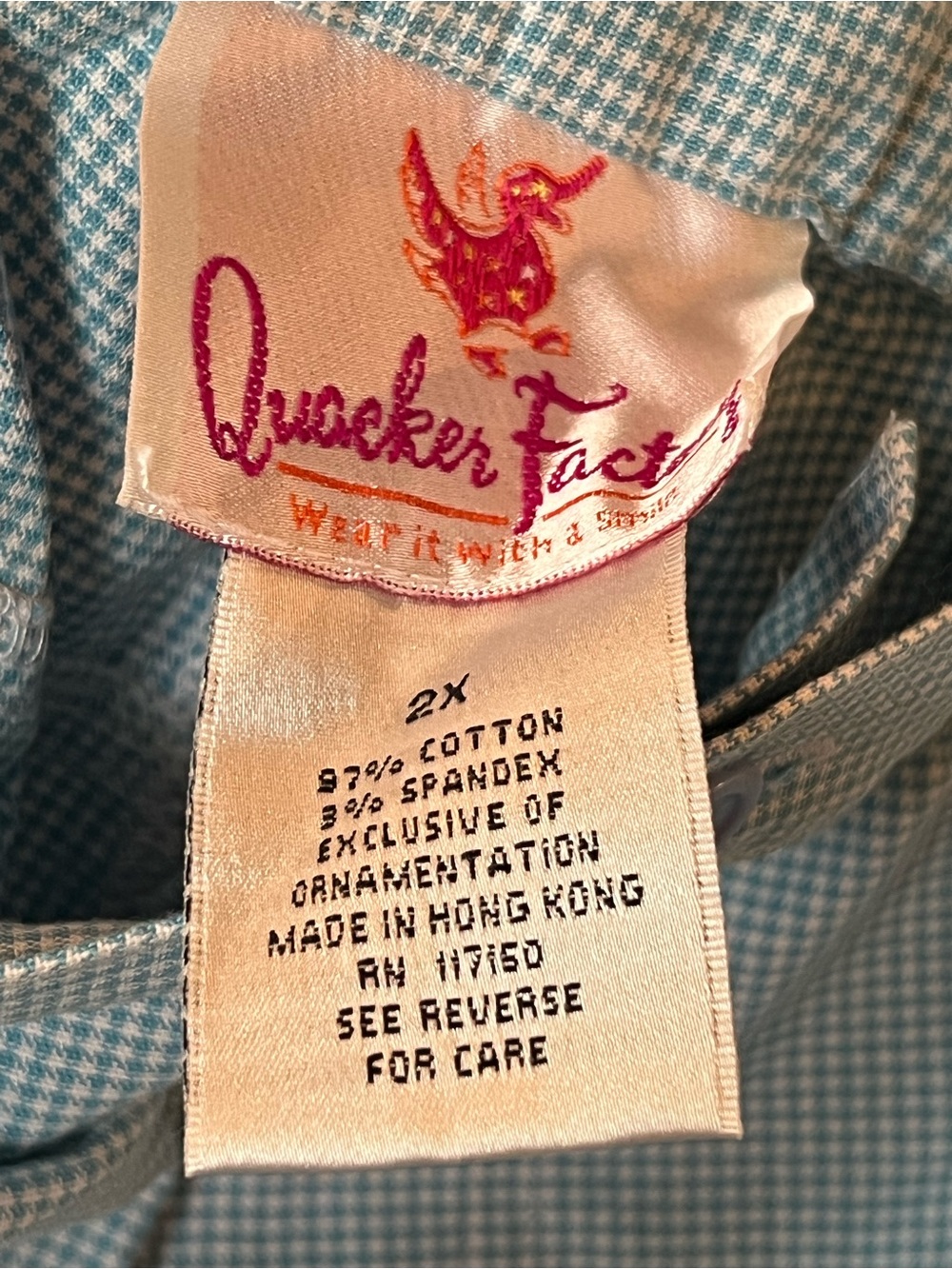 Quacker Factory Turquoise V-Neck Top & Capris with Stud Trim - Picture 8 of 13